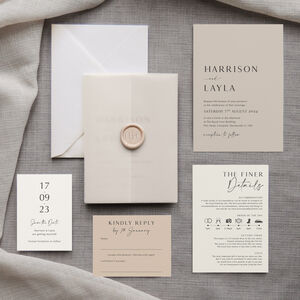 Wedding Invitations | Unique Sets & Packs notonthehighstreet.com ...