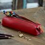 Luxury Soft Leather Pencil Case, thumbnail 1 of 10