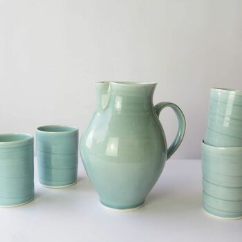 Pitcher And Four Tumblers, 2 of 8