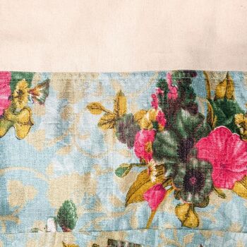 Colourful Half Sari Cotton Tote Bags, Fair Trade Shopping Bag Handmade In India, 5 of 12