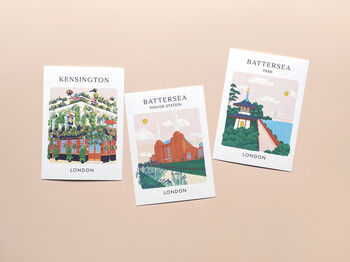 London Location Landmark Postcards, 2 of 6