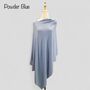 All Season Comfort Wool Blend Poncho, thumbnail 3 of 9