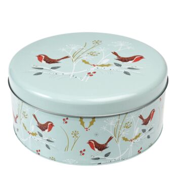 Personalised Robin Cake Storage Tin, 5 of 5