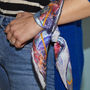 'Mary Rose' Lobster Silk Scarf, thumbnail 2 of 9
