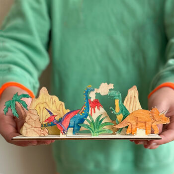 Make Your Own Dinosaur Scene Craft Kit, 7 of 9