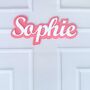 Personalised Layered Name Sign For Child's Bedroom, thumbnail 8 of 9