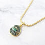 Statement Emerald May Birthstone Rope Necklace, thumbnail 1 of 5