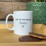 Personalised Out Of The World Teacher Mug, thumbnail 1 of 2