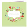 Floral Christening Greetings Card, thumbnail 2 of 5