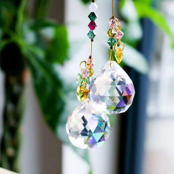 Handmade Crystal Suncatcher By Bonnie and Bell | notonthehighstreet.com