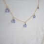 Forget Me Not Silver Or 24ct Gold Plated Necklace, thumbnail 4 of 5