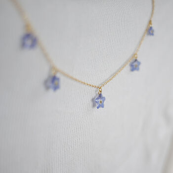 Forget Me Not Silver Or 24ct Gold Plated Necklace, 4 of 5