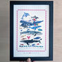 Personalised Wild Swimming Art Print, thumbnail 5 of 12