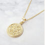 Scorpio Zodiac Star Sign Gold Plated Necklace, thumbnail 1 of 4