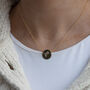 Gold Plated Or Sterling Silver Suspended Poppy Necklace, thumbnail 1 of 4
