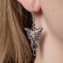 The Lord Of The Rings Evenstar Drop Earrings, thumbnail 2 of 5