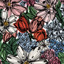 Cosmos Flower Meadow Print A4, thumbnail 6 of 7