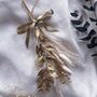 Gold Pampas Grass Christmas Decoration, thumbnail 1 of 2