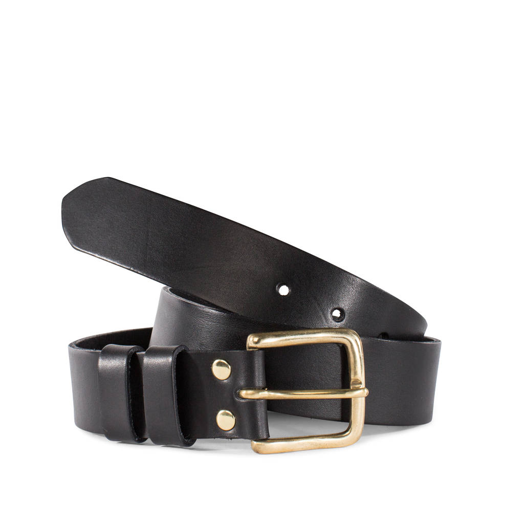 Personalised Dartington Leather Belt By Tanner Bates