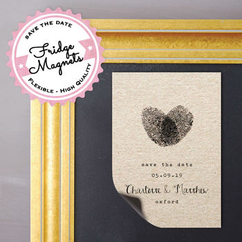 Fingerprint And Calligraphy Wedding Invitation Suite, 7 of 10