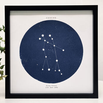 Personalised Star Sign Constellation Light Gemini, 4 of 8