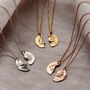 Personalised Split Coin Necklace Set, thumbnail 1 of 10