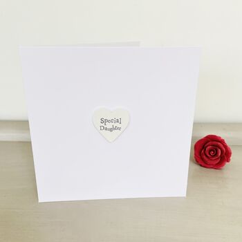 Special Daughter Handmade Card, 4 of 4