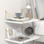 Set Of Two White Wide Wall Mounted Shelves, thumbnail 1 of 12