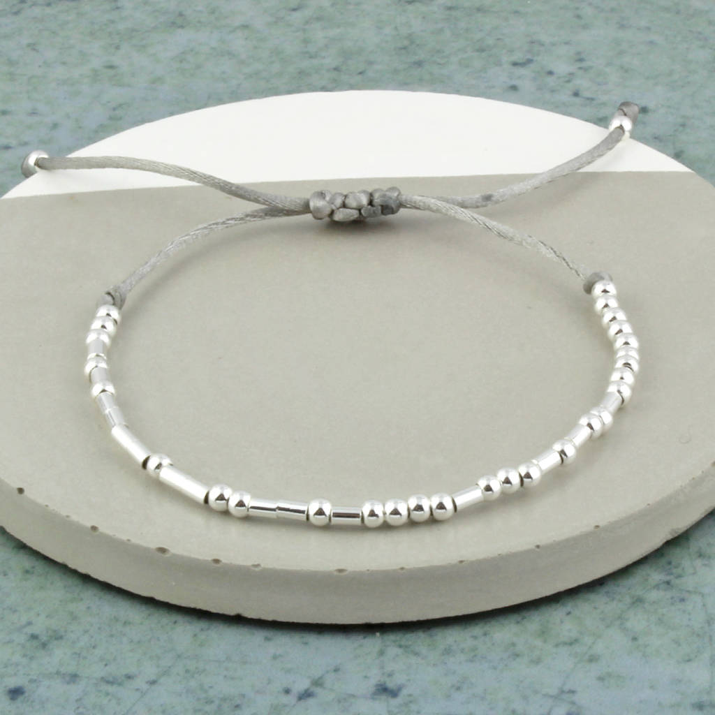 Morse Code Strong And Fearless Bracelet By Charlie Boots Morse Code Strong And Fearless Bracelet