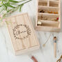 Personalised Wooden Jewellery Box With Mirror, thumbnail 1 of 8