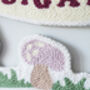 Personalised Toadstool Nursery Wall Hanging, thumbnail 4 of 6