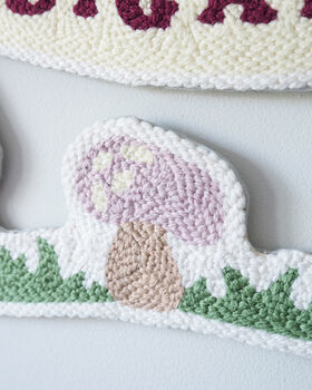 Personalised Toadstool Nursery Wall Hanging, 4 of 6