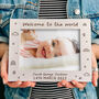 Personalised New Baby Announcement Gift Picture Frame, thumbnail 1 of 9