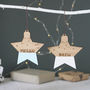 Personalised Name Star Bauble, thumbnail 1 of 2