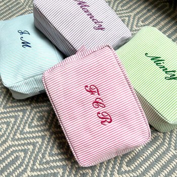 Personalised Monogramed Makeup Bag, 2 of 9