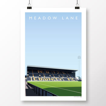 Notts County Meadow Lane Poster, 2 of 8