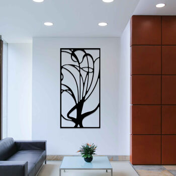 Abstract Wooden Tree Art Modern Room Decor Accent, 3 of 9