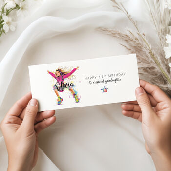 Birthday Money Wallet Street Dance Design Special Girl, 2 of 4