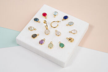 Manhattan Gold Plated Hoop Earrings, 4 of 5