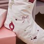 Personalised Pink Christmas Gift Stocking, thumbnail 3 of 4