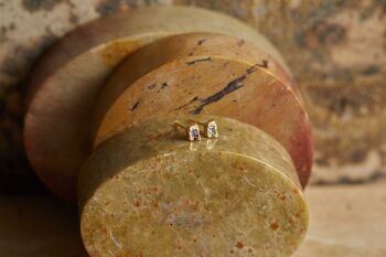 Tanzanite Rock Earrings, 3 of 5