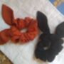 Bunny Bow Linen Scrunchie, thumbnail 6 of 12