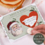 Personalised Father Christmas Santa Gift Reveal Scratch Voucher, thumbnail 1 of 3