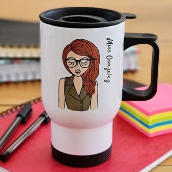 Personalised Teacher Travel Mug Thank You Gift, 3 of 9
