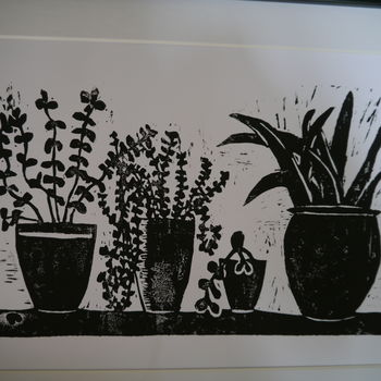 Cactus Botanical Linocut Print, 3 of 6