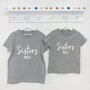 Sisters Rule. Matching T Shirt And Babygrow Set, thumbnail 2 of 5