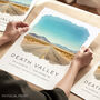 Death Valley California Travel Poster, thumbnail 1 of 7