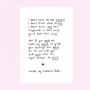 I Don't Have All The Answers Poem Print, thumbnail 2 of 2