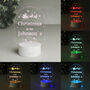 Personalised Christmas LED Coloured Night Light, thumbnail 2 of 6