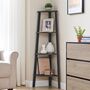 Antique Corner Four Tier Shelf Rack, thumbnail 1 of 12